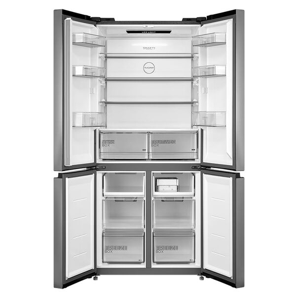 Geladeira Frost Free 4p 474l Inverter Smart Cor Inox Midea Md