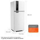 Geladeira Frost Free Duplex 2 Portas Brm55bb 462l Brastemp 22