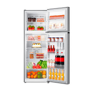 Foto de Geladeira Frost Free Duplex 347l Slim Cor Inox Midea Md-rt468