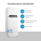 Geladeira Frost Free Duplex 394l Inverter Cor Branca Midea Md
