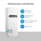 Geladeira Frost Free Duplex 394l Inverter Cor Branca Midea Md