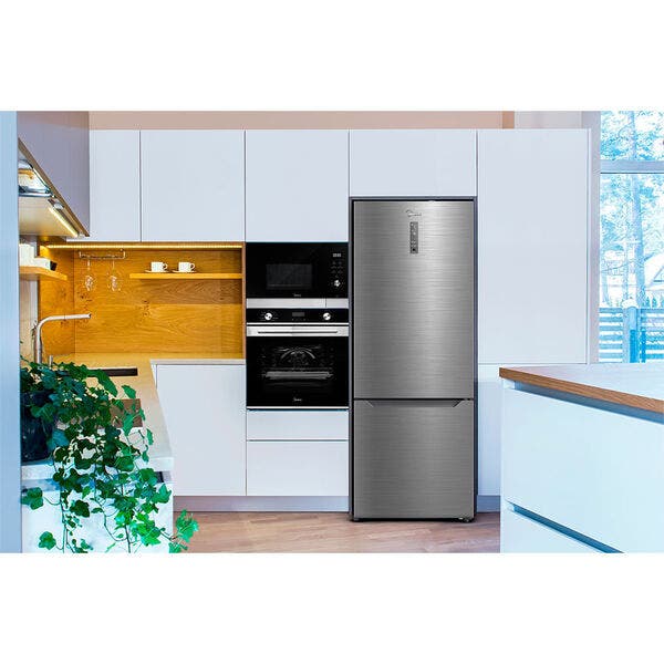 Geladeira Frost Free Inverse 423l Cor Inox Midea Md-rb572fga041