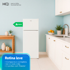 Geladeira Hq230rdf 230 Litros Defrost Hq Branco 220v