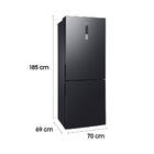 Geladeira Inverse Barosa Black 435l 220v + Smart Tv 43" Cryst