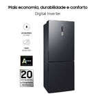 Geladeira Inverse Barosa Black 435l 220v + Smart Tv 43" Cryst