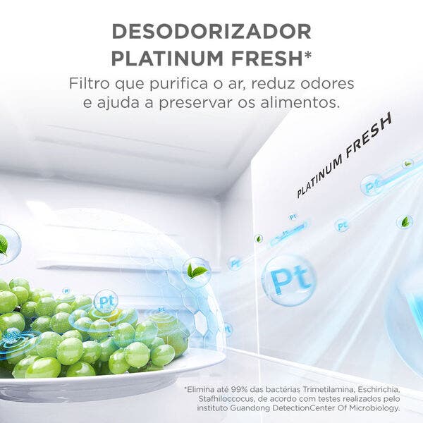 Geladeira Multidoor 672l Space Master Cor Black Inox Midea