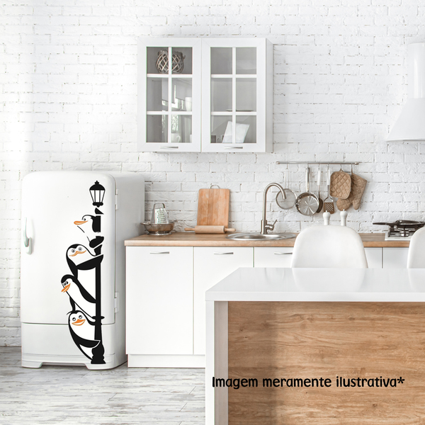 Geladeira Pinguim De Madagascar Medida: 19 X 80 Cm