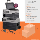 Geladeira Portátil Automotiva Motorhome 42l Quadrivolt Caixa