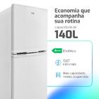 Geladeira Refrigerador Compacto Hq 140l Duplex Defrost, Baixo