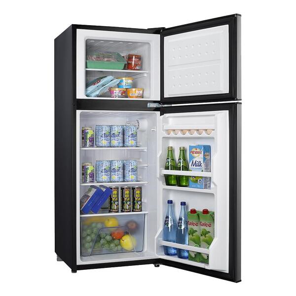 Geladeira Refrigerador Compacto Hq Defrost 140L Preto/inox Hq