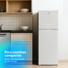 Geladeira Refrigerador Compacto Hq Defrost 150l Hq-150rdf Bra