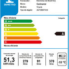 Geladeira/refrigerador Continental Frost Free Duplex Prata 37