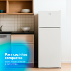 Geladeira Refrigerador HQ Defrost 230 Litros Branco HQ-230RDF
