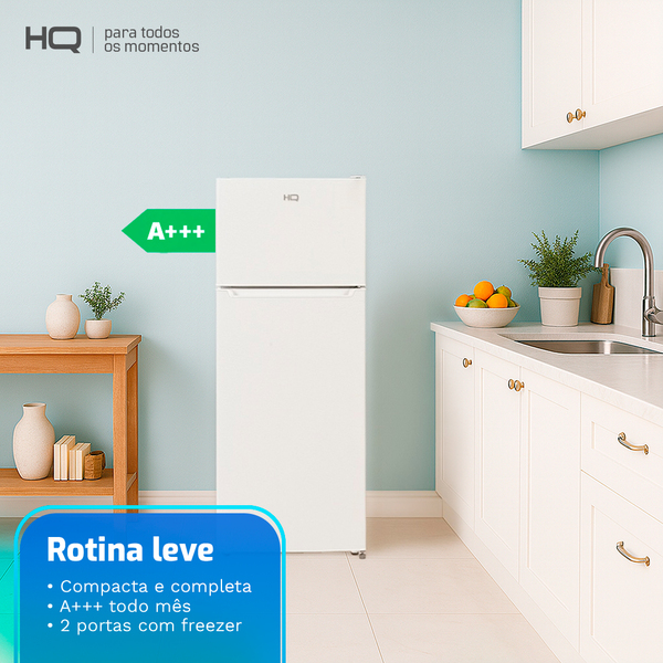 Geladeira Refrigerador HQ Defrost 230 Litros Branco HQ-230RDF 127V Geladeira Refrigerador HQ Defrost 230 Litros Branco HQ-230RDF 127V
