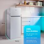 Geladeira Refrigerador Hq Defrost 230 Litros Branco Hq-230rdfs