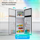 Geladeira Refrigerador Hq Defrost 230 Litros Cinza Hq-230rdf