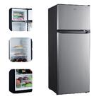 Geladeira Refrigerador Hq Defrost 230 Litros Preto/inox Hq-23
