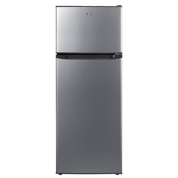 Geladeira Refrigerador Hq Defrost 230 Litros Preto/inox Hq-230rdf
