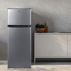 Geladeira Refrigerador Hq Defrost 230 Litros Preto/inox Hq-23