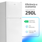 Geladeira Refrigerador Hq Defrost 290 Litros Branco Hq-290rdf