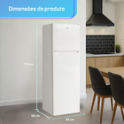 Geladeira Refrigerador Hq Defrost 290 Litros Branco Hq-290rdf