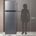 Geladeira Refrigerador Hq Defrost 310 Litros Preto/inox Hq-31