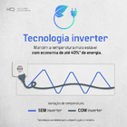 Geladeira Refrigerador HQ Frost Free Inverter Multidoor 426 L