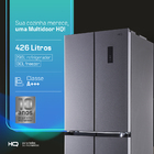 Geladeira Refrigerador HQ Frost Free Inverter Multidoor 426 L