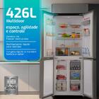 Geladeira Refrigerador Hq Frost Free Inverter Multidoor 426 L