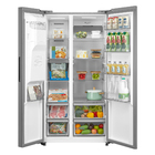 Geladeira Side by Side Midea MDRS761MYD461 570L Frost Free 127V (110V) Inox