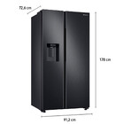 Geladeira Side By Side Rs60n 601l 220v + Lava E Seca Wd6500 1