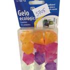 Gelo Coloridos Silicone Artificial Reutilizável Ecológico Par