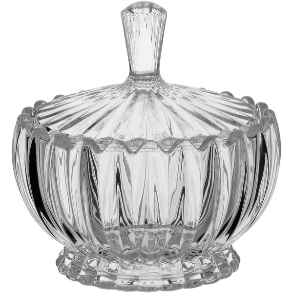 Genova Potiche Bomboniere 16x16x16cm Cristal Eco Transparente