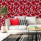 Geométrico Vermelho - Papel De Parede - 250