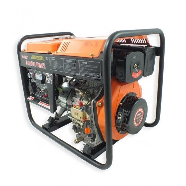 Gerador A Diesel Vge3600d 4 Tempos 7hp Partida Elétrica Vulca