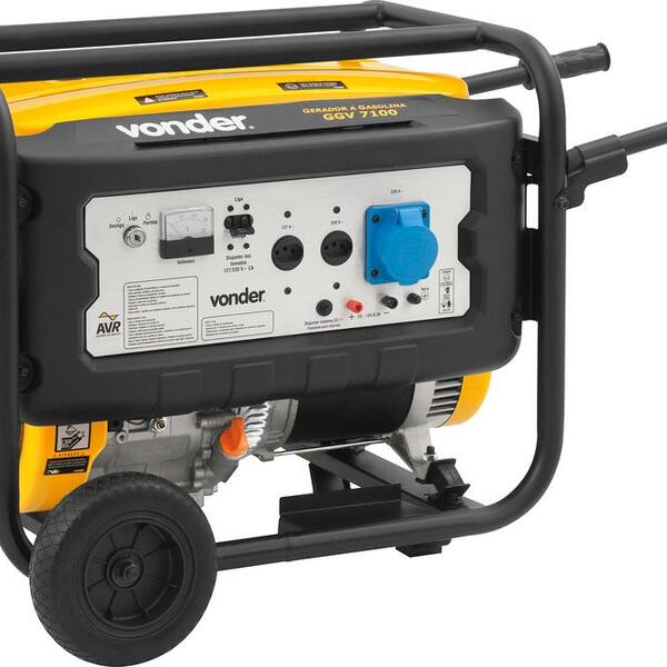 Gerador À Gasolina 15hp 127/220 Volts 4 Tempos Partida Manua