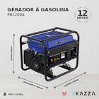Gerador À Gasolina Pb1200a - Zs Power