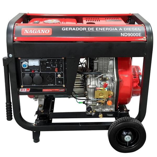Gerador De Energia A Diesel 9kva Monofásico 110v220v Partida