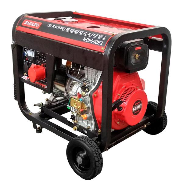 Gerador De Energia A Diesel 9kva Trifásico 110v220v Partida E