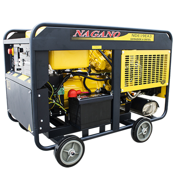 Gerador De Energia A Diesel, Monofásico 110/220v, 19 Kva, Par