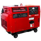 Gerador De Energia A Diesel Silenciado 6 Kva Monofásico Parti