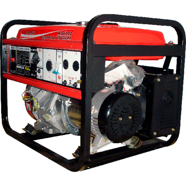 Gerador De Energia A Gasolina, 06 Kva, Monofásico 110/220 V,