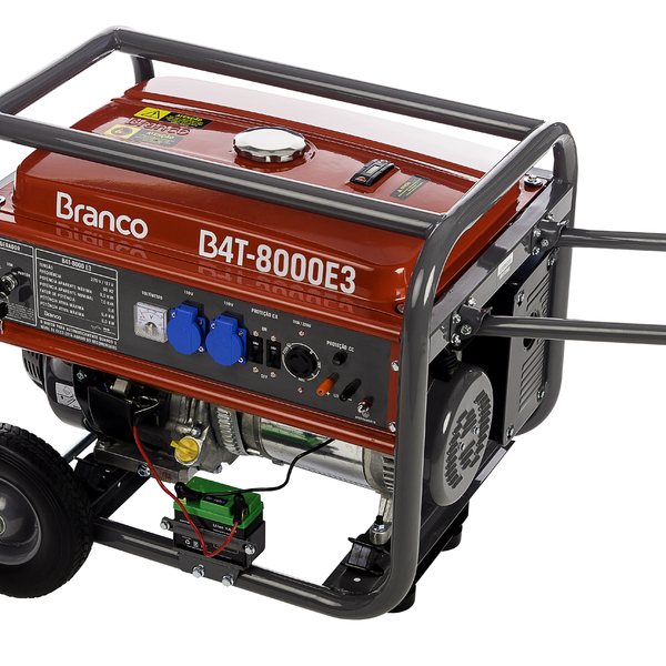 Gerador De Energia À Gasolina 8,0kva 15hp 220v Trifásico Com Partida ...