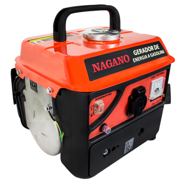 Gerador De Energia A Gasolina Monofásico 2 Tempos Partida Man