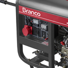 Gerador de Energia à Diesel 4,5Kva Motor 10HP 4 Tempos 12,5L BD-6500E3 380V (440V) Branco