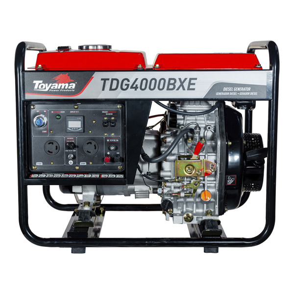 Gerador de Energia Diesel Comum 3 Kva Bivolt TDG4000BXE Toyama