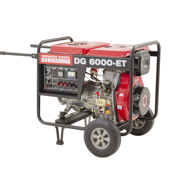 Gerador De Energia Diesel Trifásico 5000w 380v Dg 6000-et