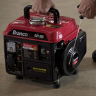 Gerador de Energia à Gasolina Portátil 0,8Kva Motor 1,90HP 2 Tempos 4,5L B2T-950 220V Branco