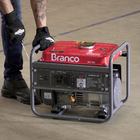 Gerador de Energia à Gasolina 1,1Kva Motor 2,80HP 4 Tempos 5L B4T-1300 220V Branco