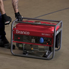 Gerador de Energia à Gasolina 2Kva Motor 6,50HP 4 Tempos 15L B4T-2500S Bivolt Branco